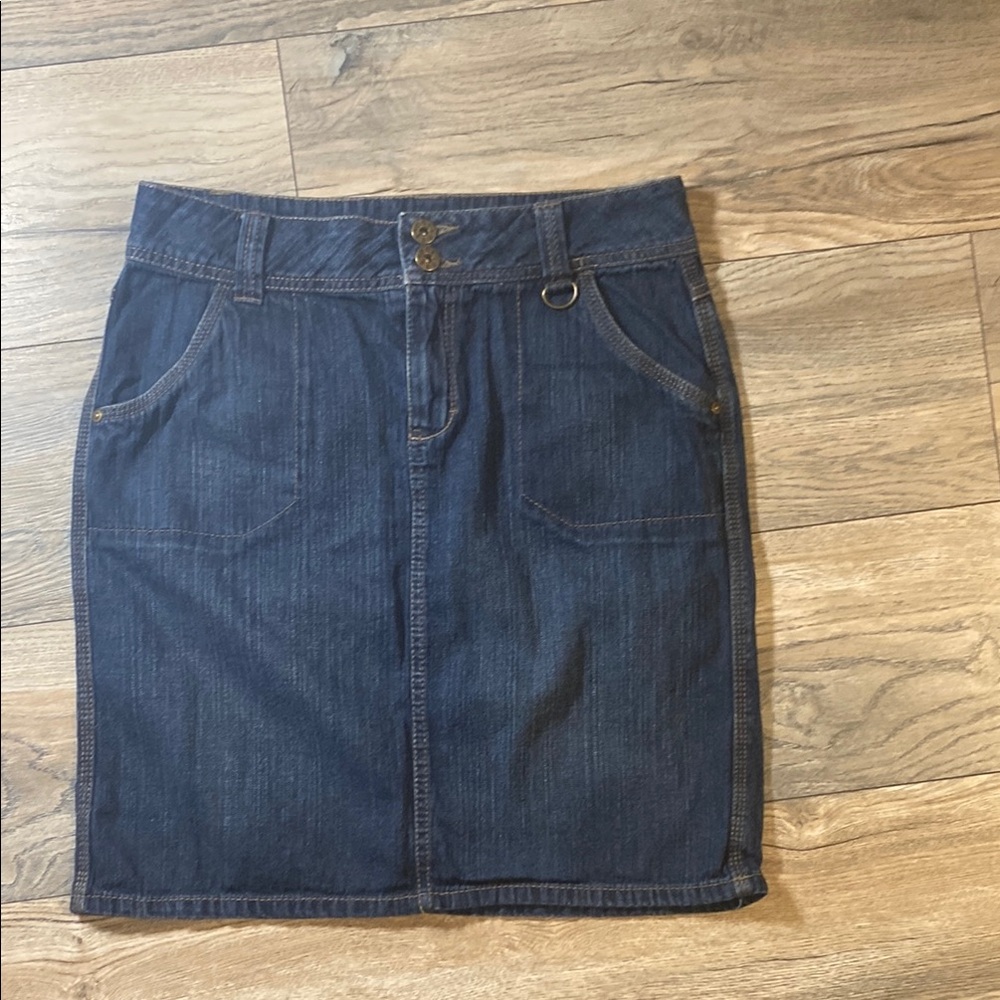 Faded Glory Denim Blue Skirt